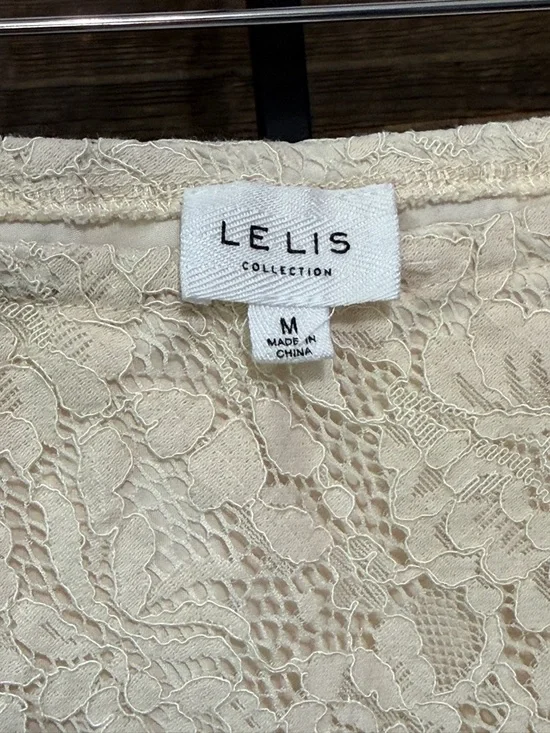 Le Lis Cream Lace Midi Skirt - Picture 2 of 4